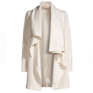 UGG Womans Janni Fleece Blanket Cardigan Size XS in Ivory, Soft Cotton Blend